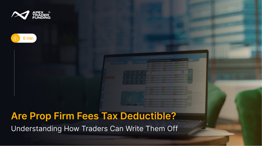 Blog header image - Are Prop Firm Fees Tax Deductible_